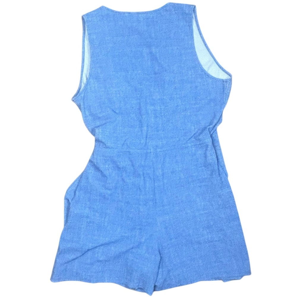 NEW Tommy Bahama Island Cays Wrap Romper XL Blue Monday Heather Resort UPF 50 - Picture 4 of 11